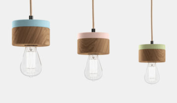 Holzlampen in skandinavischem Design