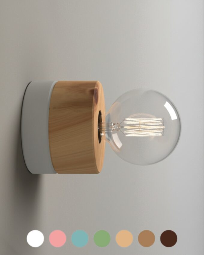 0239 Wandlampe aus Zirbenholz ALMUT von Wildheim Zirbenlampe