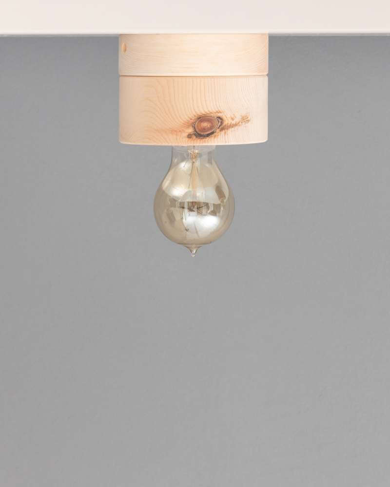 Deckenlampe aus Zirbenholz 0239 Holzlampe von ALMUT von Wildheim