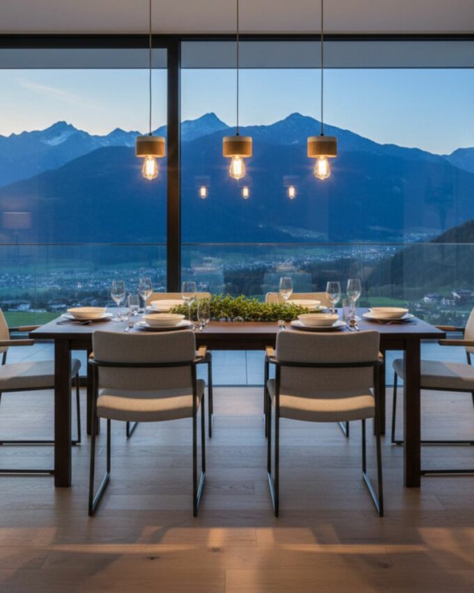 Esszimmerlampe Eiche Haengelampe ALMUT von Wildheim