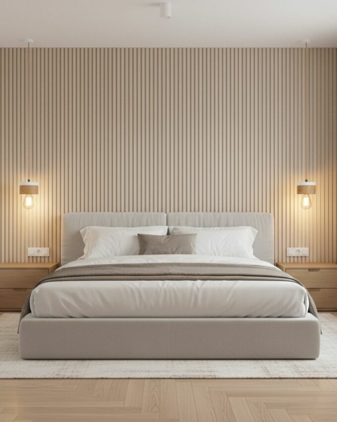 Hängelampe aus Eichen Holz von ALMUT Schlafzimmerlampe