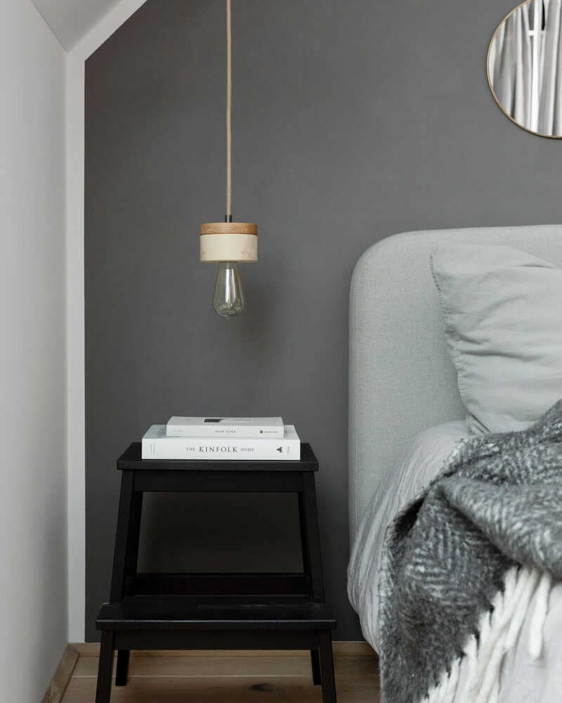 Catch Lamp 0239 stone pine Oak Scandinavian Design by ALMUT von Wildheim