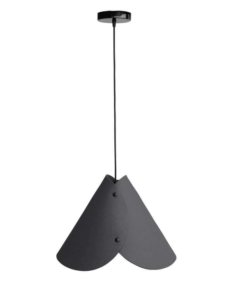 Felt Lampshade Conical Stone Grey Light Shadow Pendant Light canopy ALMUT von Wildheim
