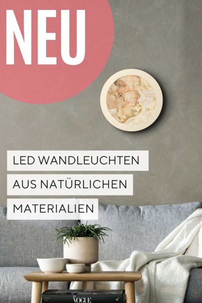 LED Wandleuchte Stein FL ALMUT von Wildheim