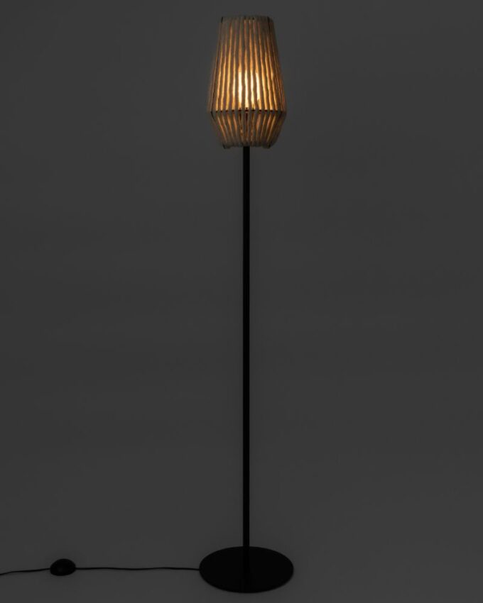 Lamps made of wool ALMUT_6020_floor_lamp_wool_cone_light