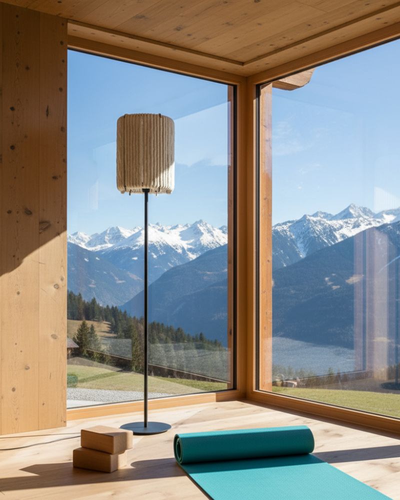 ALMUT_6020_Stehlampe_Wolle_Zylinder_Yogazimmer