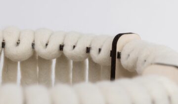 Handgemachte Designleuchten aus purer Wolle aus den Alpen.
